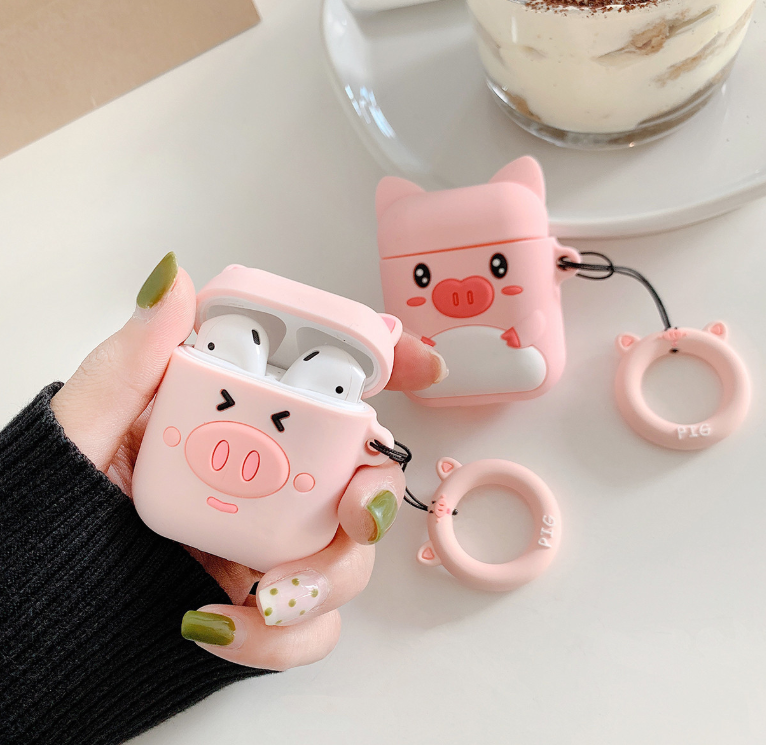 Compatible with Apple, Piglet Headphone Bag