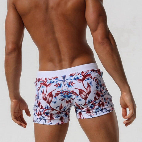 Double pocket swim trunks men's swimming trunks men's swimming trunks explosions beach swimwear