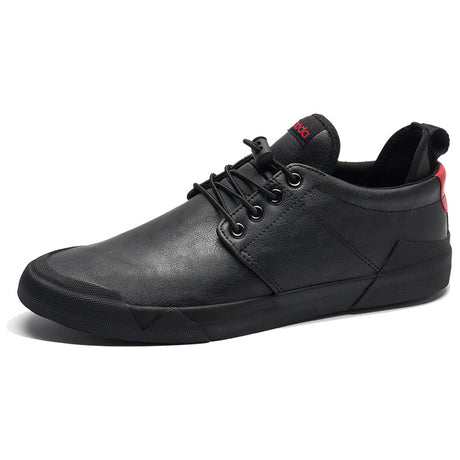 Fashion men shoes lace-up leather casual shoes