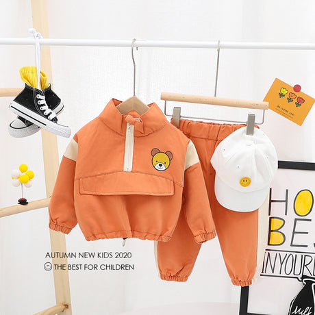 Children's Clothing, Boys' Sweater, Spring And Autumn, Foreign Style, Children's Clothing, Handsome, 2 Children, 1 Year Old, 3 Tide, 0 Two-Piece Suit