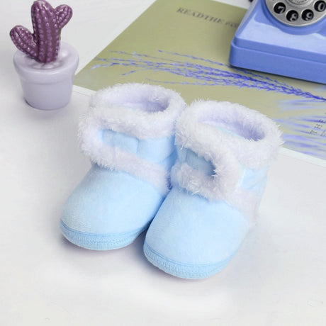 Soft-Soled Toddler Shoes Winter Plus Velvet Cotton Shoes