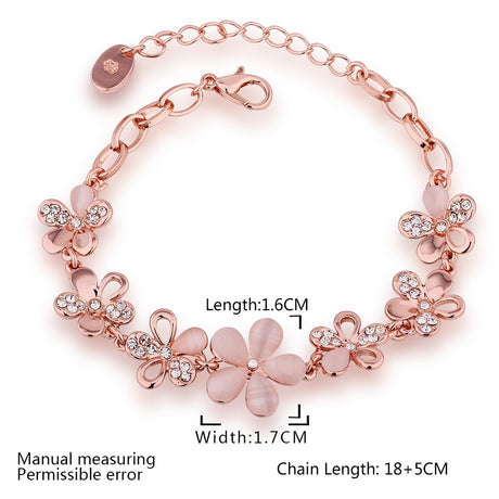 Sweet Fashion Crystal Opal Bracelet