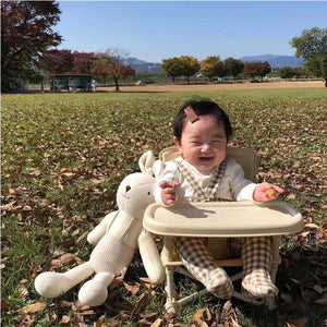 Children Portable Safety Camping Dining Chair Folding Baby Dining Table And Chair Outdoor Folding Multifunctional Infant Feeding