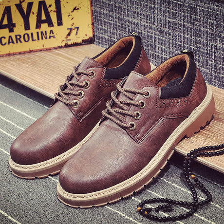 Fall New Men's Shoes Fashion Tooling Shoes Casual Shoes