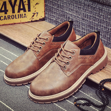 Fall New Men's Shoes Fashion Tooling Shoes Casual Shoes