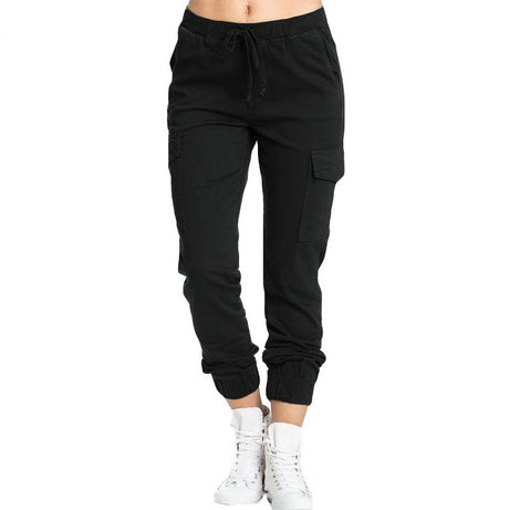 Elastic Waist Loose Casual Trousers Women's Corset Trousers