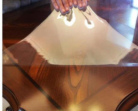 Hd Transparent Silicone Furniture Glass Protective Film Paper Imported Marble Round Table Dining Table Coffee Table Dressing Table