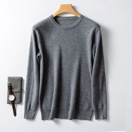 New Cashmere Sweater Men\'s Sweater Thickened Round Neck Loose Pullover Sweater Autumn Winter Korean Version