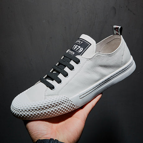 European And American Trend Summer Breathable White Shoes For Men