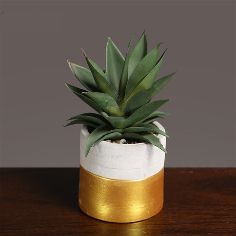 Light Luxury Style Simulation Succulents Small Potted Plants Living Room Decorations