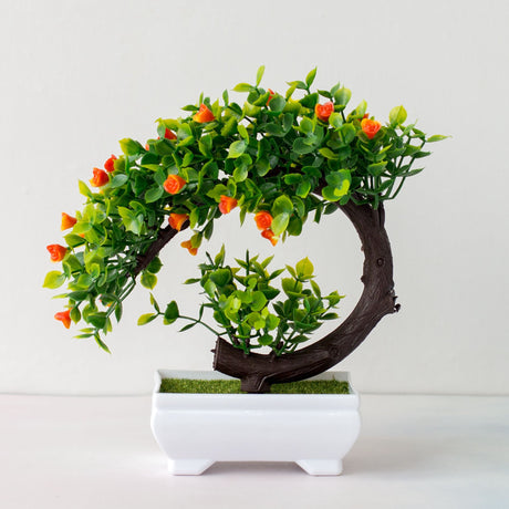 Artificial Plant Melaleuca Potted Home Decoration