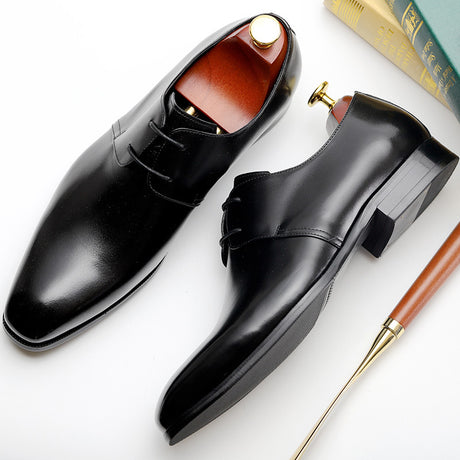 Handmade Retro Polished Color Business British Men's Shoes