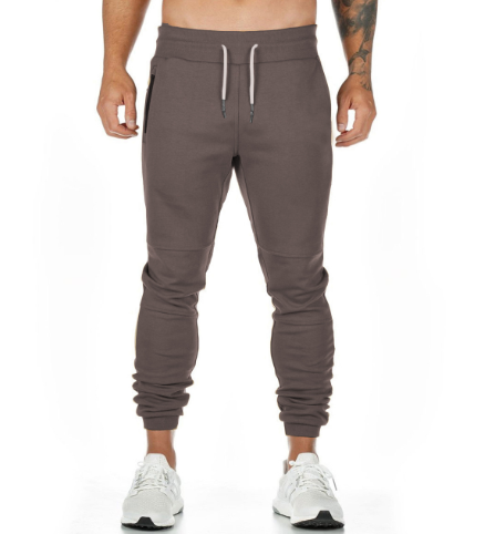 Men's Casual Fitness Trousers New Style Zipper Sports Trousers