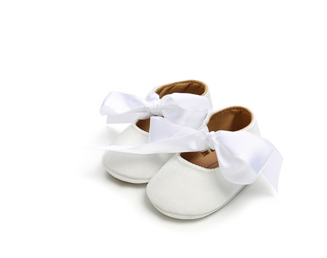 Ribbon Spring and Autumn Baby Princess Shoes Baby Shoes Soft Slip Toddler Shoes Baby Shoes