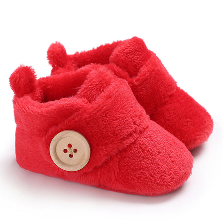 Velcro baby shoes soft soled walking shoes