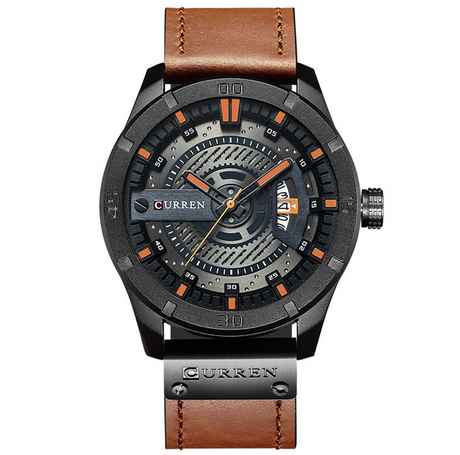 2021 Luxury Brand CURREN Men Military Sports Watches Men's Quartz Date Clock Man Casual Leather Wrist Watch Relogio Masculino
