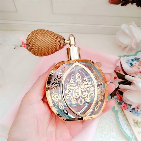 French Gold Plated Air Bag Spray Perfume Bottle