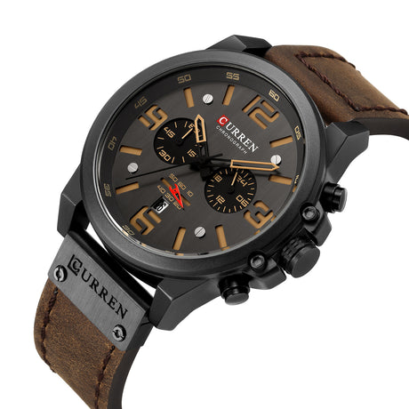 Carrian 8314 Men's Watch Sport Six-Piece Quartz Watch Calendar Men's Watch Waterproof Strap Watch