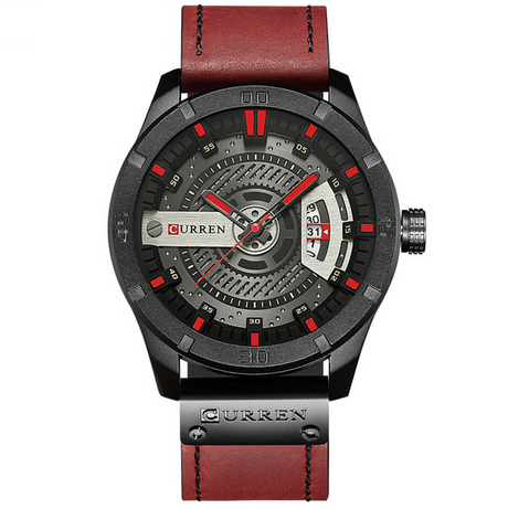 2021 Luxury Brand CURREN Men Military Sports Watches Men's Quartz Date Clock Man Casual Leather Wrist Watch Relogio Masculino