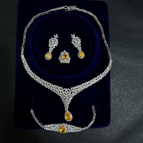Necklace Earring Bracelet Ring Set
