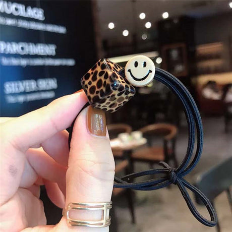 Leopard smiley head rope