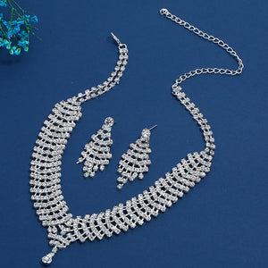 Two-piece Set Of European And American Necklace And Earrings