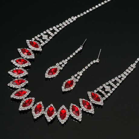 Japanese and Korean Bride Necklace and Earring Set