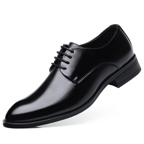 Men's Breathable Leather Shoes Formal Wear Business Shoes Pointed Toe