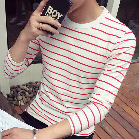 Striped colorblock T-shirt