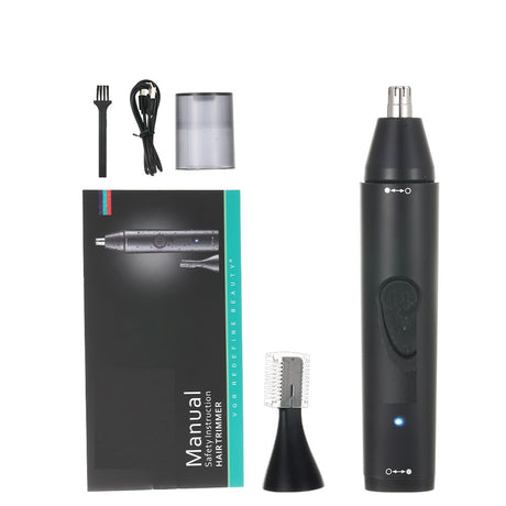 USB Electric Two-in-one Washed Men's Nose Hair Trimmer