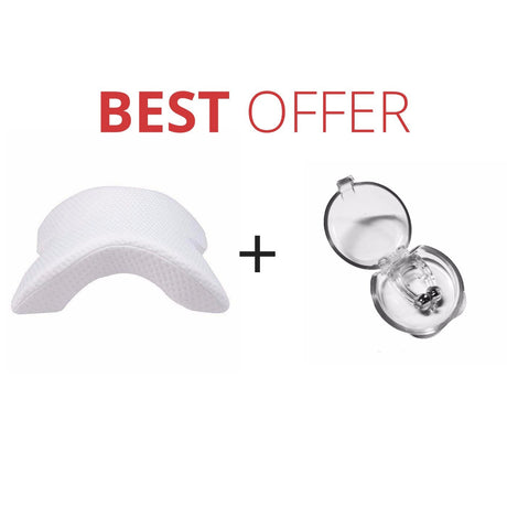 Silicone Magnetic Anti Snore Stop Snoring Nose Clip Sleep Tray Sleeping Aid Apnea Guard Night Device