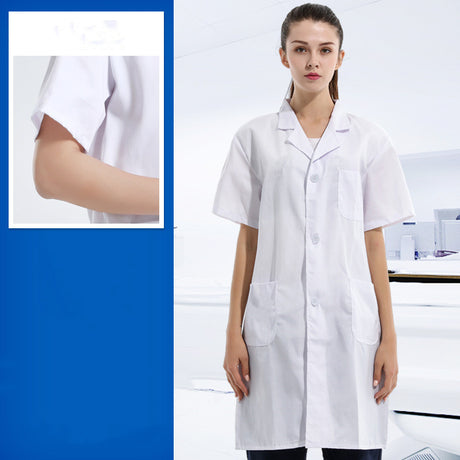 Medical White Coat Printed Long Sleeve