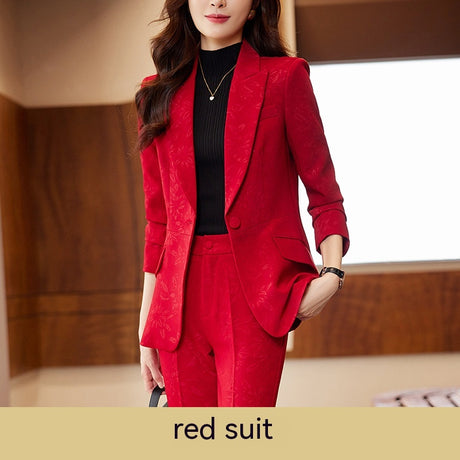 Suit Female Business Wear Host Formal Suit Work Clothes
