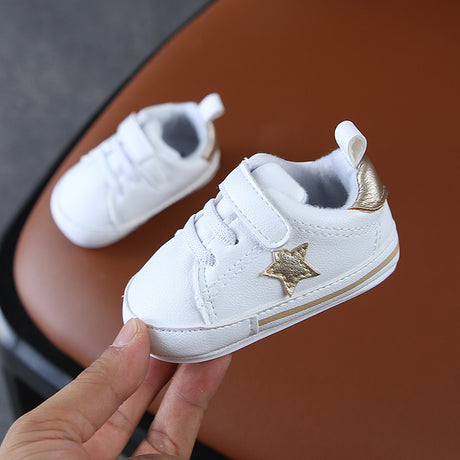 Fashion Child Sneakers Casual Baby Cotton White Soft Sole Toddler Shoes