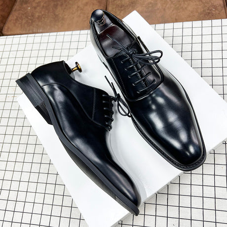 Formal Casual Leather Shoes Korean Fashion Japanese Retro