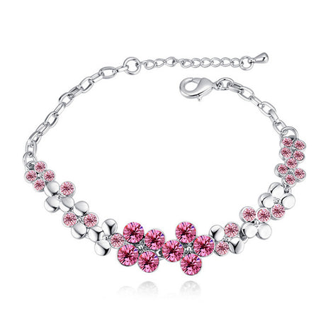 Hundred flowers crystal bracelet