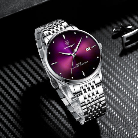 New Waterproof Luminous Men's Thin Quartz Watch
