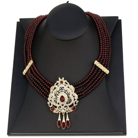Morocco Bridal Wedding Necklace Jewelry Set