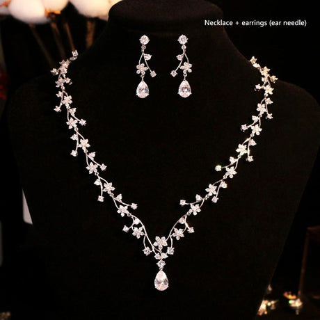 Earrings Bridal Knot Wedding Accessories Banquet Dress Jewelry