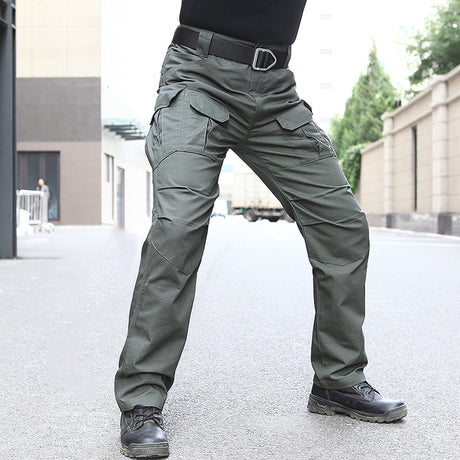 Outdoor Trousers Waterproof And Windproof Multi-pocket Loose Camouflage Trousers
