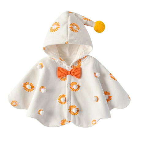 Children Shawl Cute Princess Fan Hooded Baby Quilt