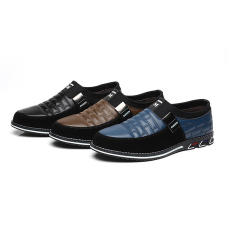 Korean business casual leather shoes for men