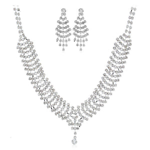 Two-piece Set Of European And American Necklace And Earrings