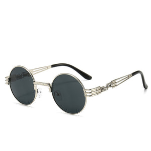 Steampunk Sunglasses Round Frame Personality Travel Street Shoot