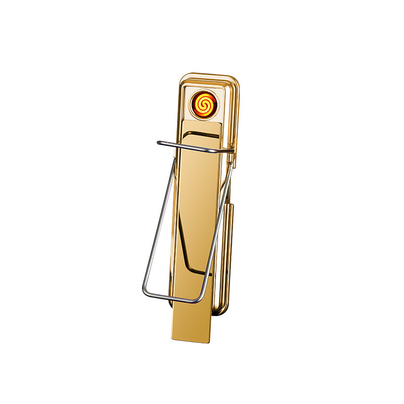 N8011 Portable And Versatile Mobile Phone Holder Creative Cigarette Lighter USB Charging Tungsten Lighter Wholesale