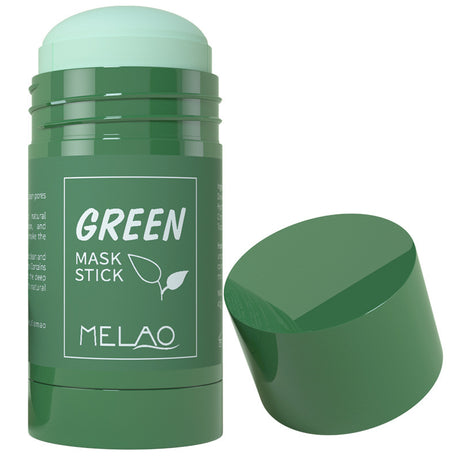 MELAO Cross-border Green Tea Solid Clay Mask Stick 40g Moisturizing