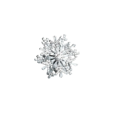 Spinning Ring Temperament Rotatable Snowflake
