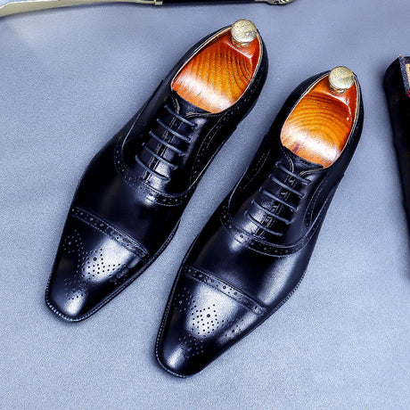 New Business Formal Pointed Leather Shoes