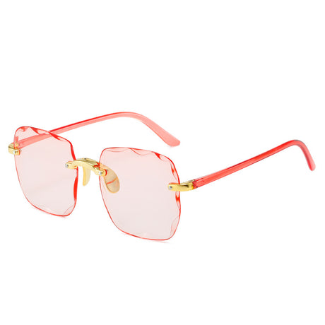 Women's Frameless Cut Edge UV Protection Sunglasses