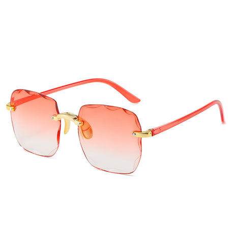 Women's Frameless Cut Edge UV Protection Sunglasses